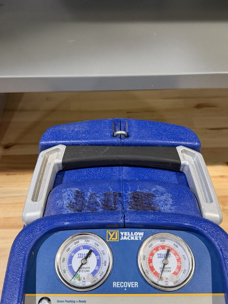 YELLOW JACKET 95780 TURBO RECOVER REFRIGERANT RECOVERY MACHINE (TESTED)