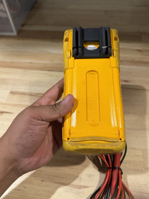 FLUKE 189 TRUE RMS MULTIMETER WITH LEADS & CLIPS TESTED