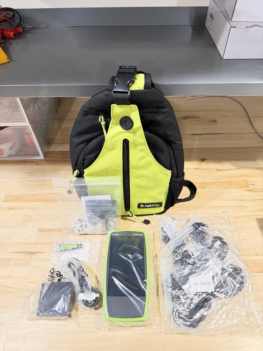 NETALLY LINKRUNNER AT 4000 NETWORKS TESTER WITH CHARGER & ALLY CARE