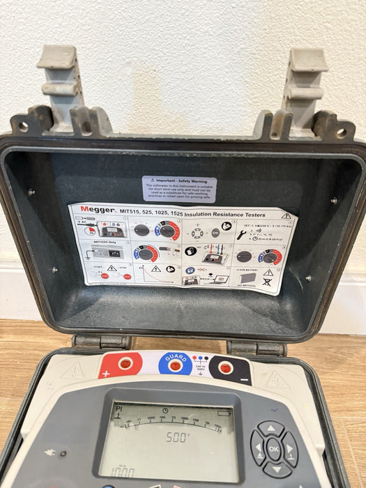 MEGGER MIT1025 10KV INSULATION TESTER WITH CHARGER