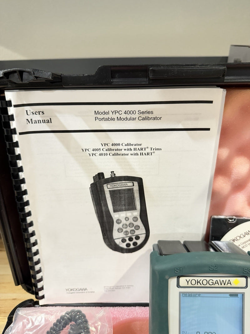 YOKOGAWA MODEL YPC4010 PRESSURE CALIBRATOR KIT WITH LEADS TESTED