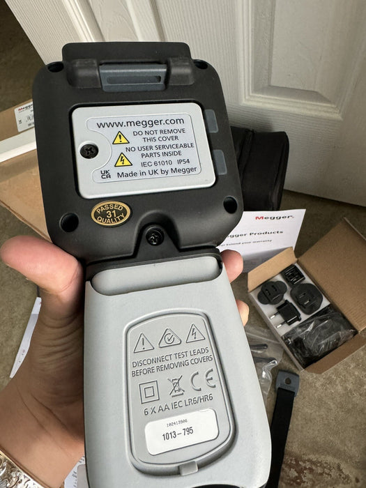 MEGGER DLRO2X DUCTER LOW RESISTANCE OHMMETER & DATA STORAGE