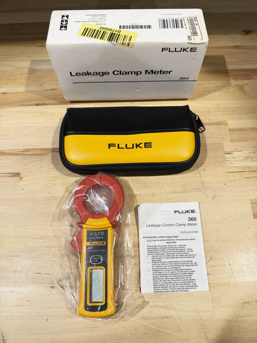 FLUKE 360 AC LEAKAGE CURRENT CLAMP METER TESTED RARE