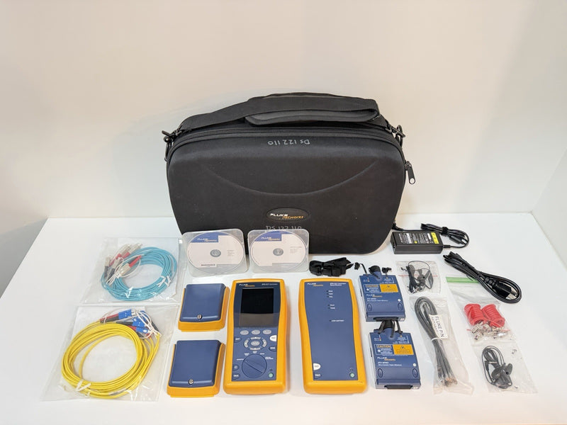 FLUKE NETWORKS DTX-CLT CERTIFIBER OLTS TESTER KIT W/DTX-MFM2 (TESTED)SHIPS FREE