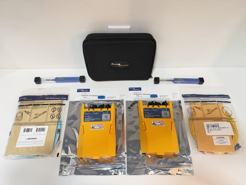 FLUKE NETWORKS CFP-QUAD CERTIFIBER PRO KIT (NEW FACTORY SEALED) CALIBRATED 2026