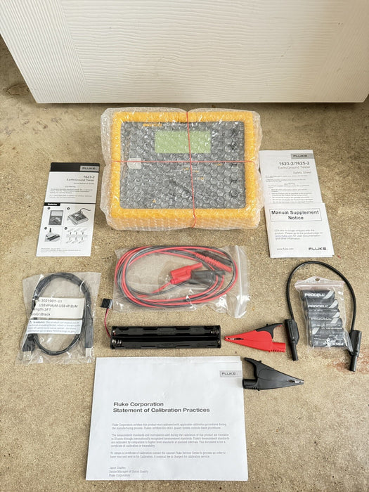 FLUKE 1623-2 BASIC EARTH GROUND TESTER GEO NEW SEALED