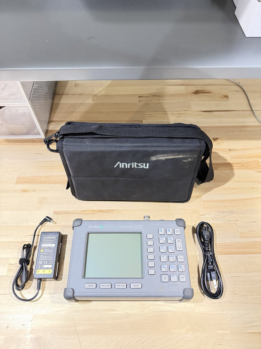 ANRITSU SITE MASTER S331C ANALYZER WITH CHARGER TESTED