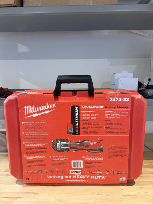 MILWAUKEE 2473-22 M12 FORCE LOGIC PRESS TOOL 1/2" - 1" KIT (NEW FACTORY SEALED)