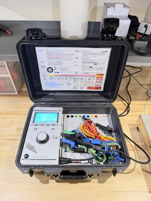 SCHLEICH MOTORANALYZER 2 W/ LEADS & CHARGER (TESTED) FREE SHIPPING