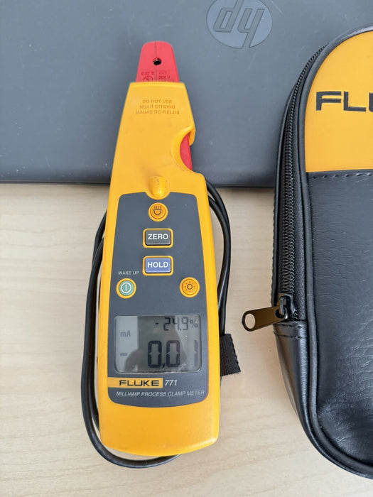 FLUKE 771 MILLIAMP PROCESS CLAMP METER WITH BAG
