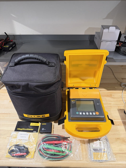 FLUKE 1550 MEGOHMMETER HIGH VOLTAGE INSULATION TESTER (NEW) SHIPS FAST