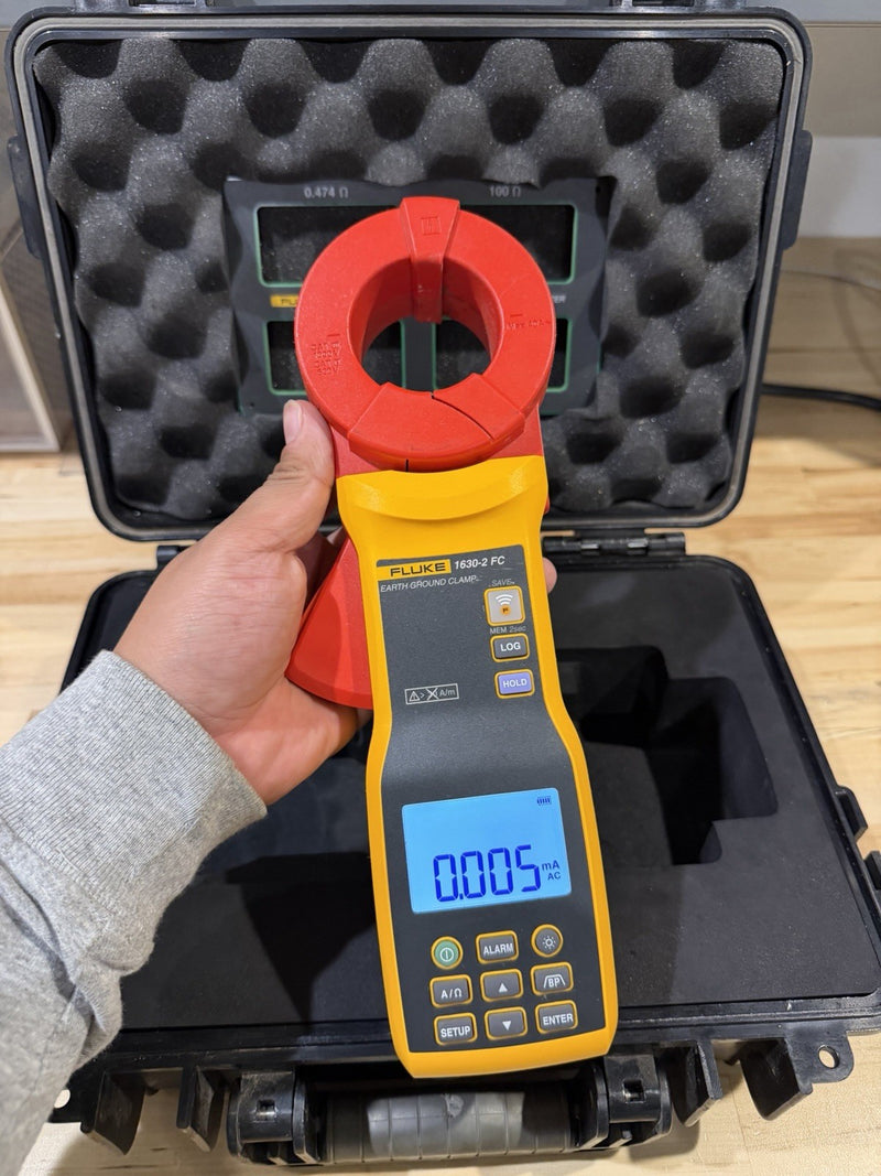 FLUKE 1630-2 FC EARTH GROUND CLAMP METER TESTED