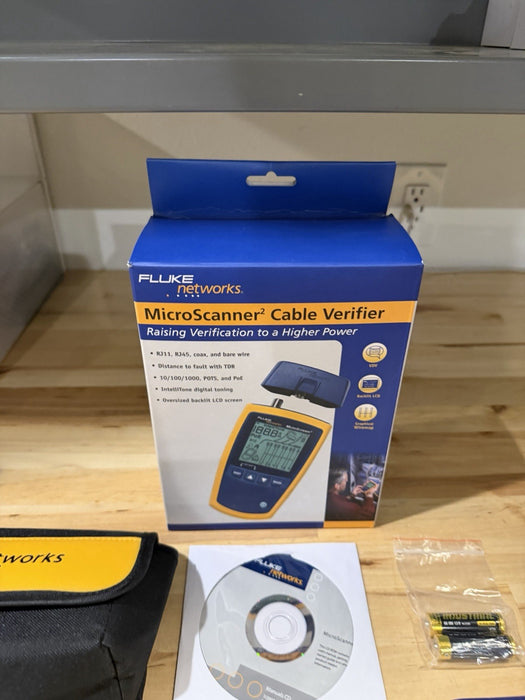 FLUKE NETWORKS MICROSCANNER 2 CABLE VERIFIER