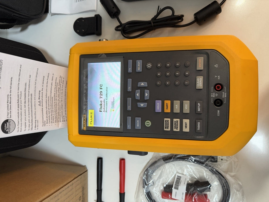 FLUKE 729-150G AUTOMATIC PRESSURE CALIBRATOR CALIBRATED 2024 NEW SEALED