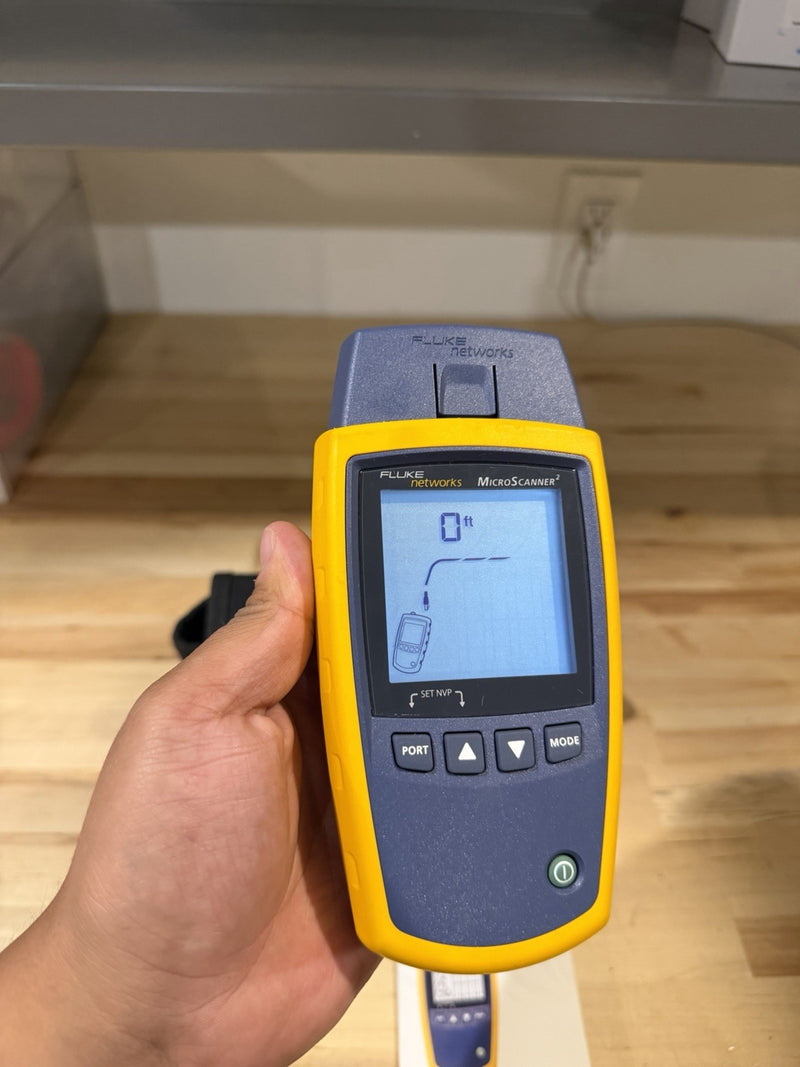 FLUKE NETWORKS MICROSCANNER 2 CABLE VERIFIER TESTED