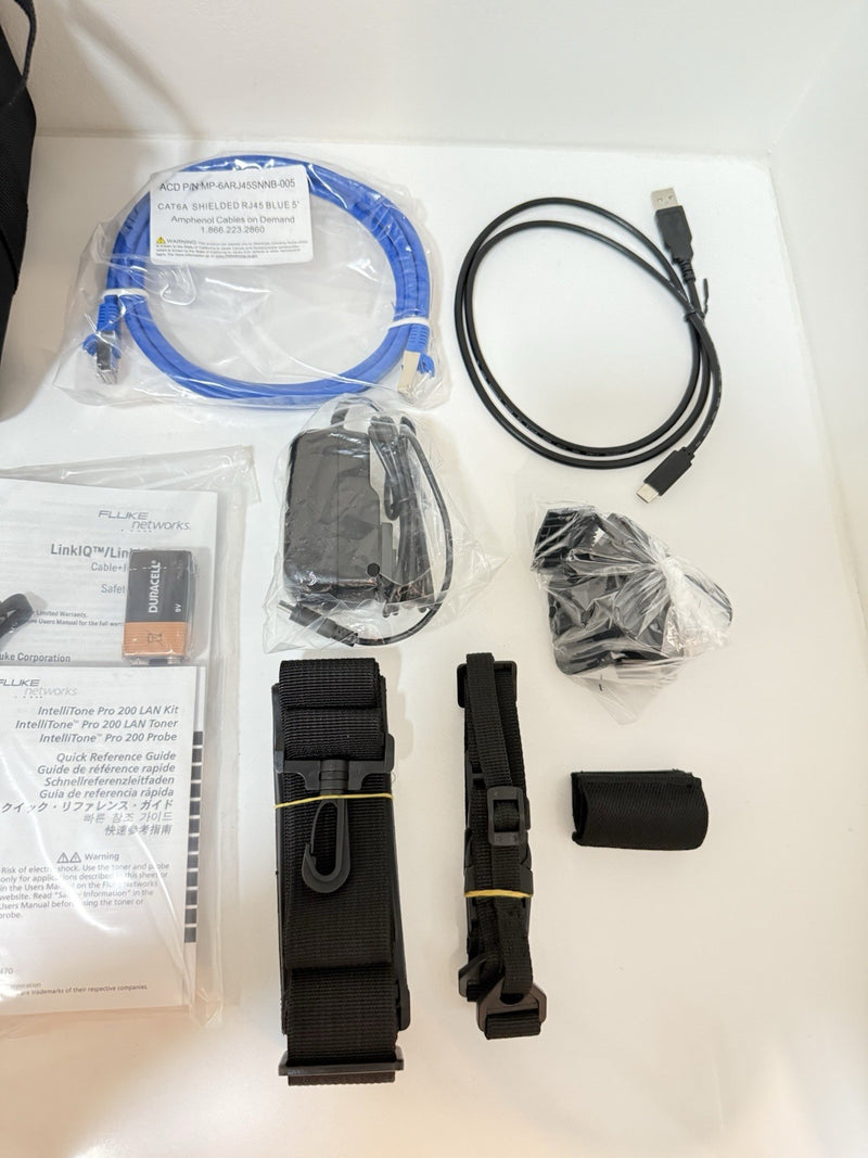 FLUKE NETWORKS LIQ-KIT LINKIQ TESTER KIT CALIBRATED 2025