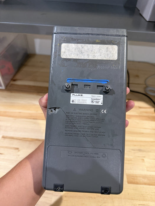 FLUKE 99B INDUSTRIAL SCOPEMETER SERIES II 100 MHZ FOR PARTS