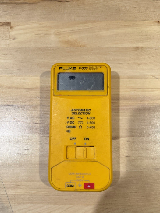 FLUKE 7-600 ELECTRICAL TESTER (FOR PARTS ONLY) - FREE SHIPPING (PARTS)
