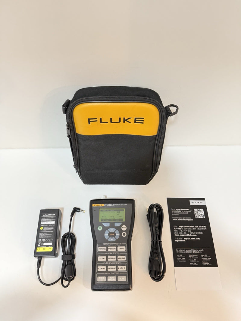 FLUKE BIOMEDICAL VT MOBILE GAS FLOW VENTILATOR ANALYZER TESTED