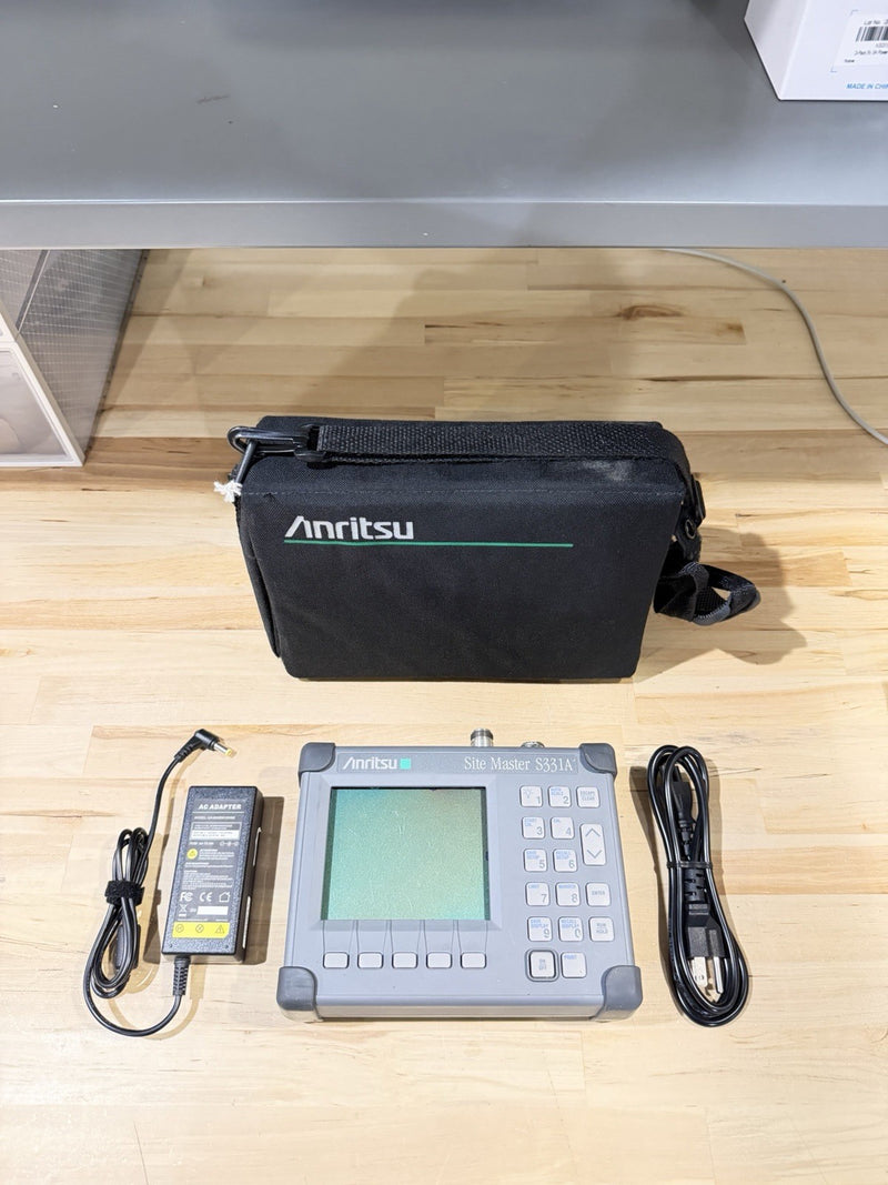 ANRITSU SITE MASTER S331A ANALYZER WITH CHARGER TESTED
