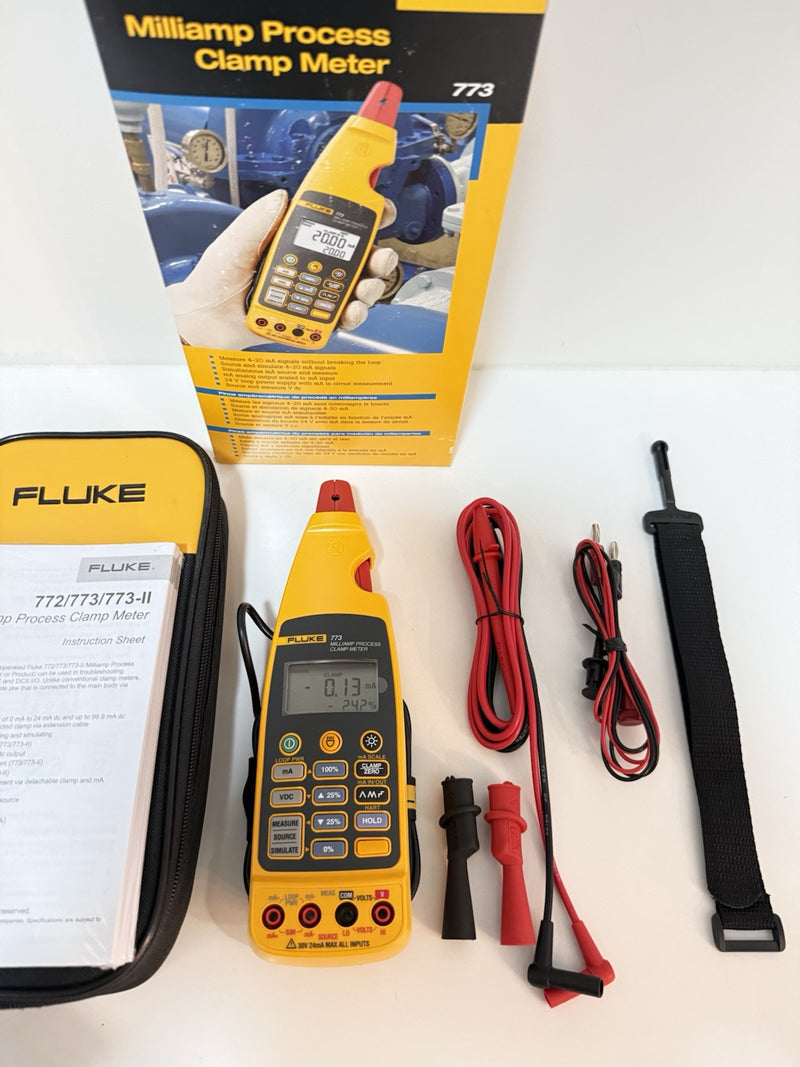 FLUKE 773 MILLIAMP PROCESS CLAMP MFD 2025