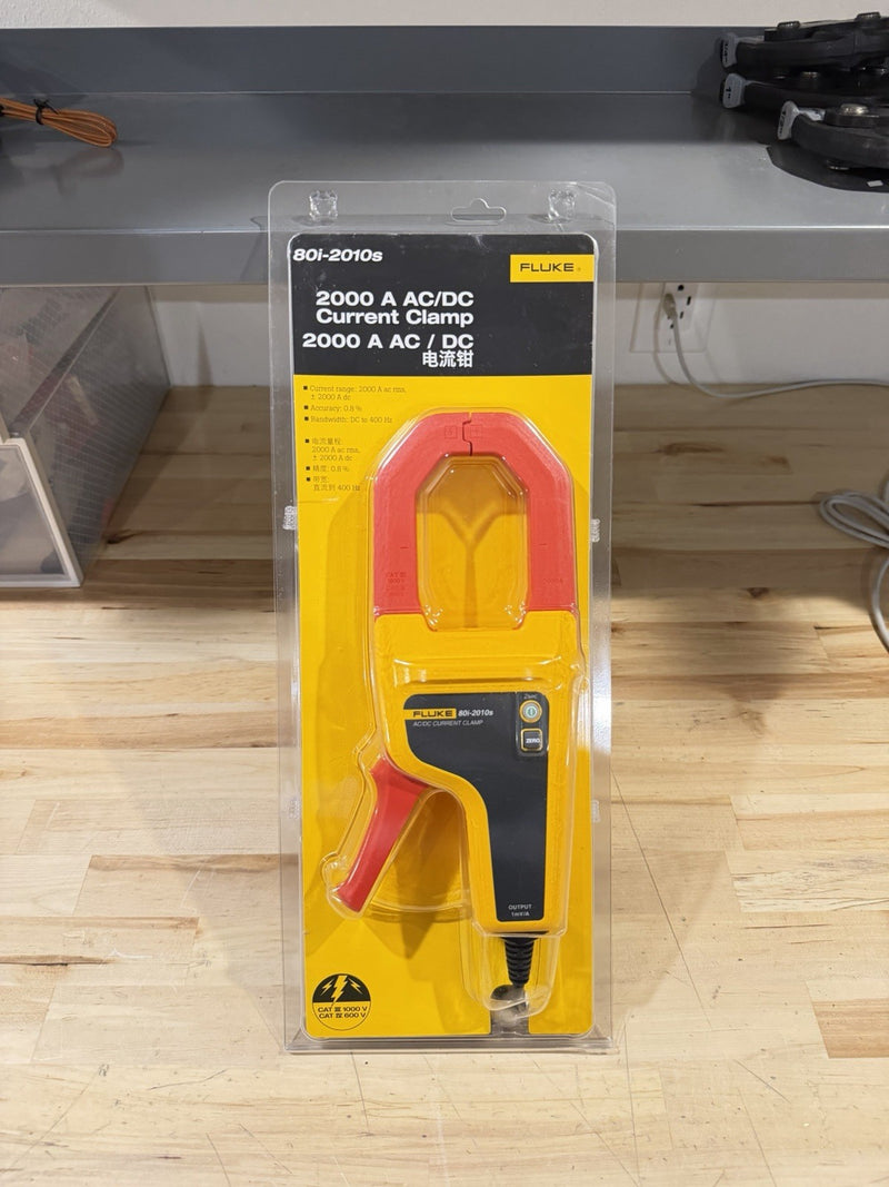 FLUKE 80I-2010S 200 A AC/DC CURRENT CLAMP 2000 A AC / DC (NEW SEALED) SHIPS FAST