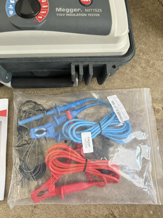 MEGGER MIT1525 15 KV HIGH VOLTAGE INSULATION RESISTANCE TESTER /CALIBRATED 2024