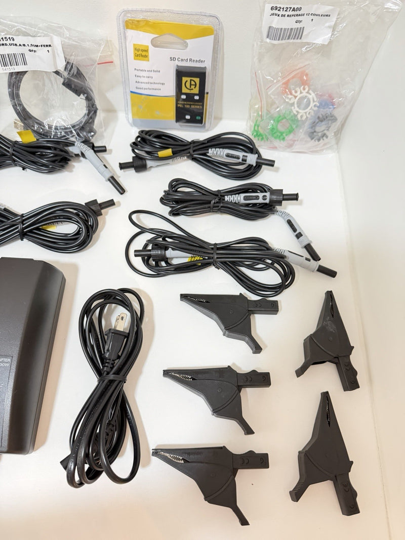AEMC PEL 105 POWER & ENERGY LOGGER WITH ACCESSORIES