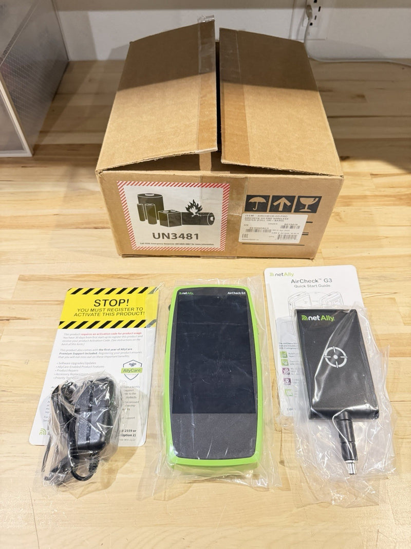 NETALLY AIRCHECK G3 PRO WIRELESS TESTER WITH CHARGER & ANTENNA