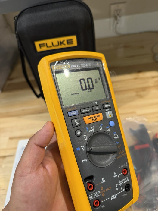 FLUKE 1587 FC 2 IN 1 HANDHELD DIGITAL INSULATION MULTIMETER