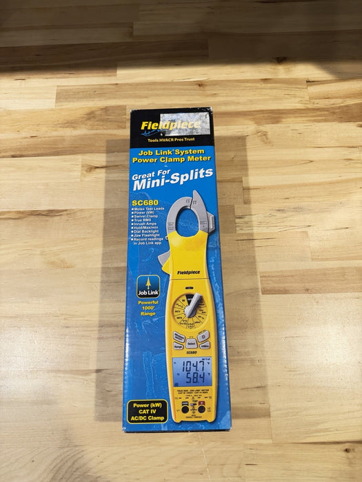 FIELDPIECE SC680 TRUE RMS JOB LINK METER (NEW FACTORY SEALED) FREE SHIPPING