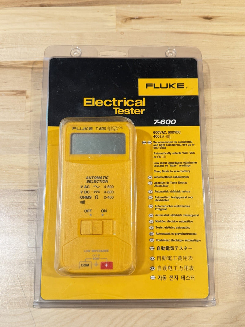 FLUKE 7-600 ELECTRICAL TESTER RARE
