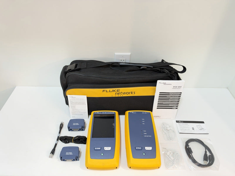 FLUKE NETWORKS DSX-602 PRO 500MHZ CABLE ANALYZER V2 W/ WIFI - SHIPS FREE NEW