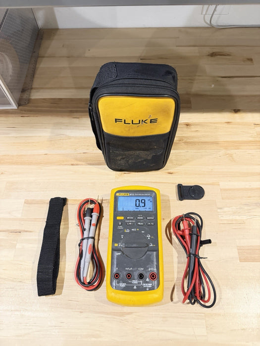 FLUKE 87V TRUE RMS MULTIMETER W/ LEADS (TESTED) SHIPS FAST