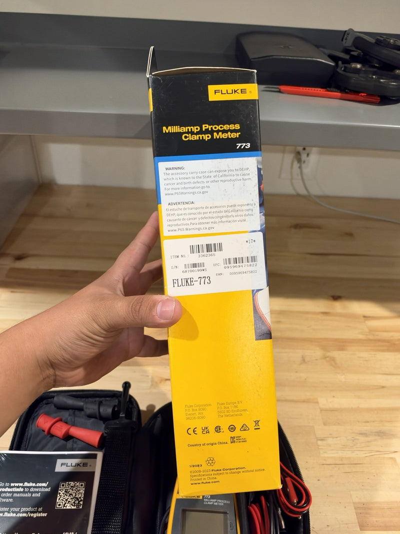 FLUKE 773 MILLIAMP PROCESS CLAMP (TESTED) NEW FREE SHIPPING - NEW