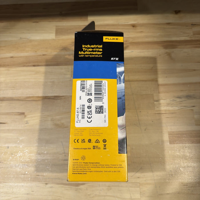 FLUKE 87V TRUE RMS MULTIMETER WITH LEADS