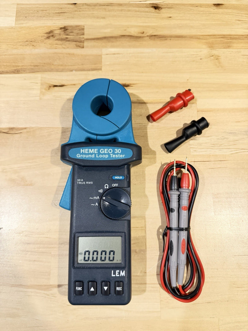 LEM HEME GEO 30 CLAMP ON GROUND LOOP TESTER USED