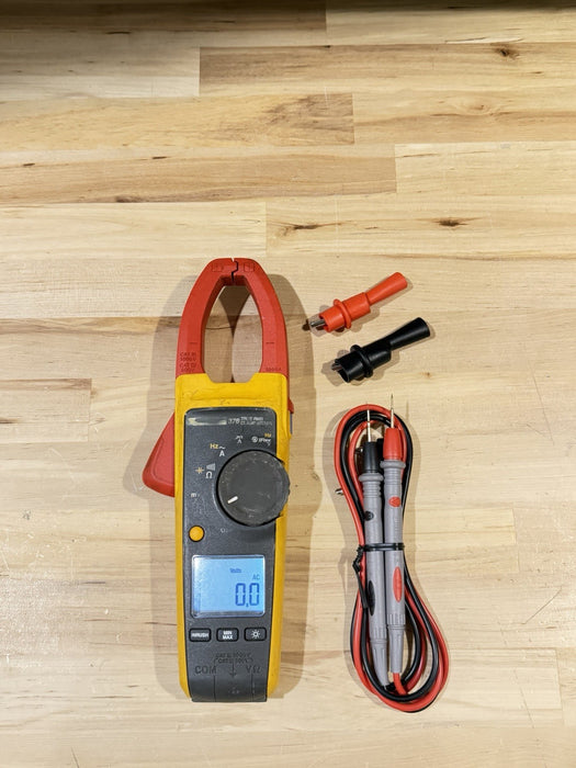 FLUKE 376 WIRELESS TRUE RMS AC/DC CLAMP METER W/LEADS - SHIPS FAST