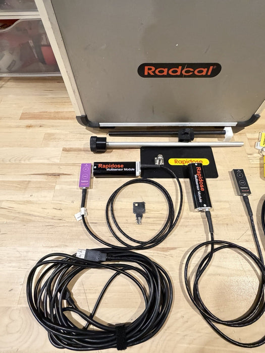 RADCAL RAPIDOSE MULTISENSOR MODULES & ACCESSORIES (TESTED) FREE SHIPPING