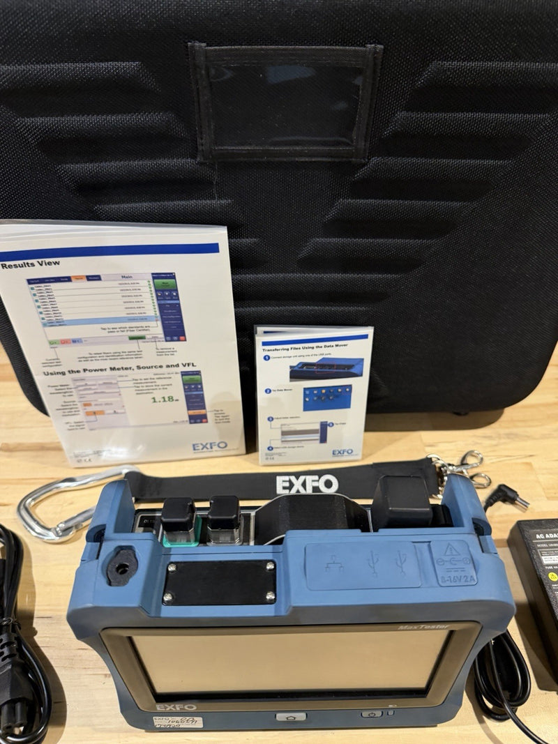 EXFO MAXTESTER SERIES MAX 945-ICERT-Q1-EA-EI OLTS QUAD TESTED