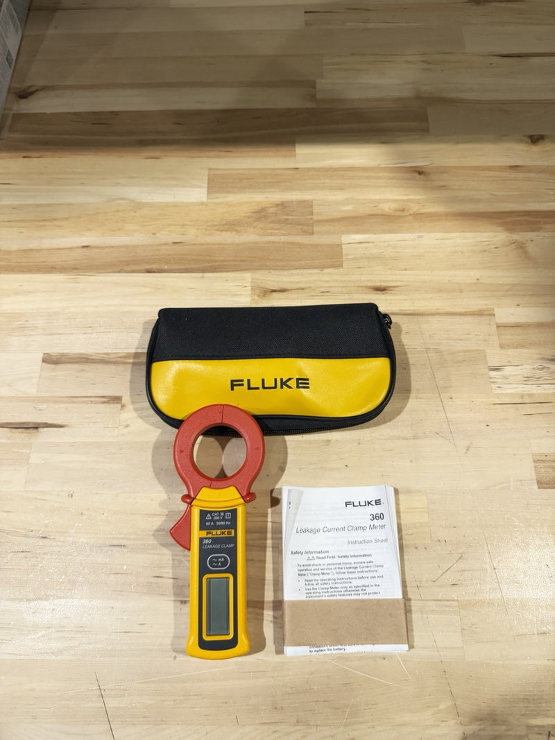FLUKE 360 AC LEAKAGE CURRENT CLAMP METER TESTED RARE