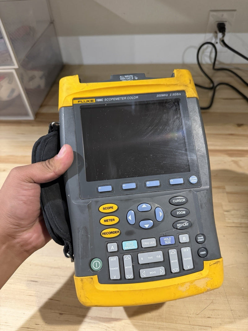 FLUKE 199C SCOPEMETER COLOR FOR PARTS