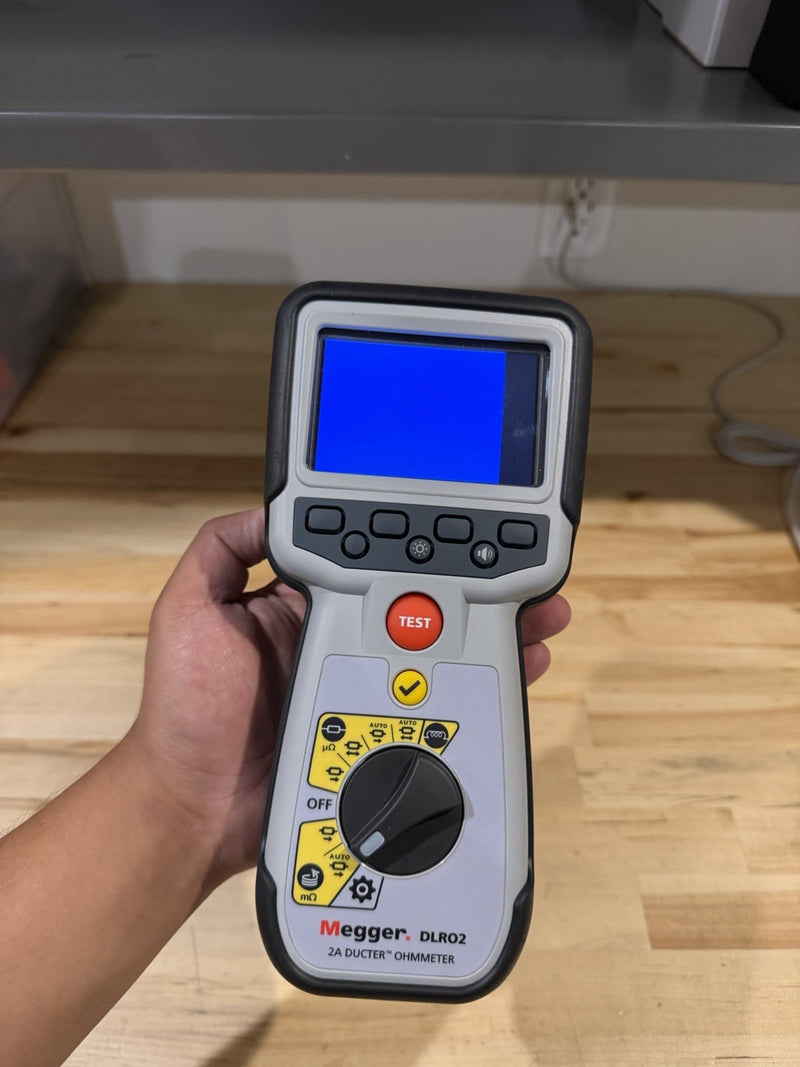 MEGGER DLRO2 2A DUCTER OHMMETER FOR PARTS