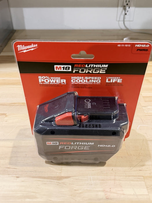 MILWAUKEE 48-11-1813 M18 18V HD12.0 REDLITHIUM FORGE BATTERY /NEW FACTORY SEALED