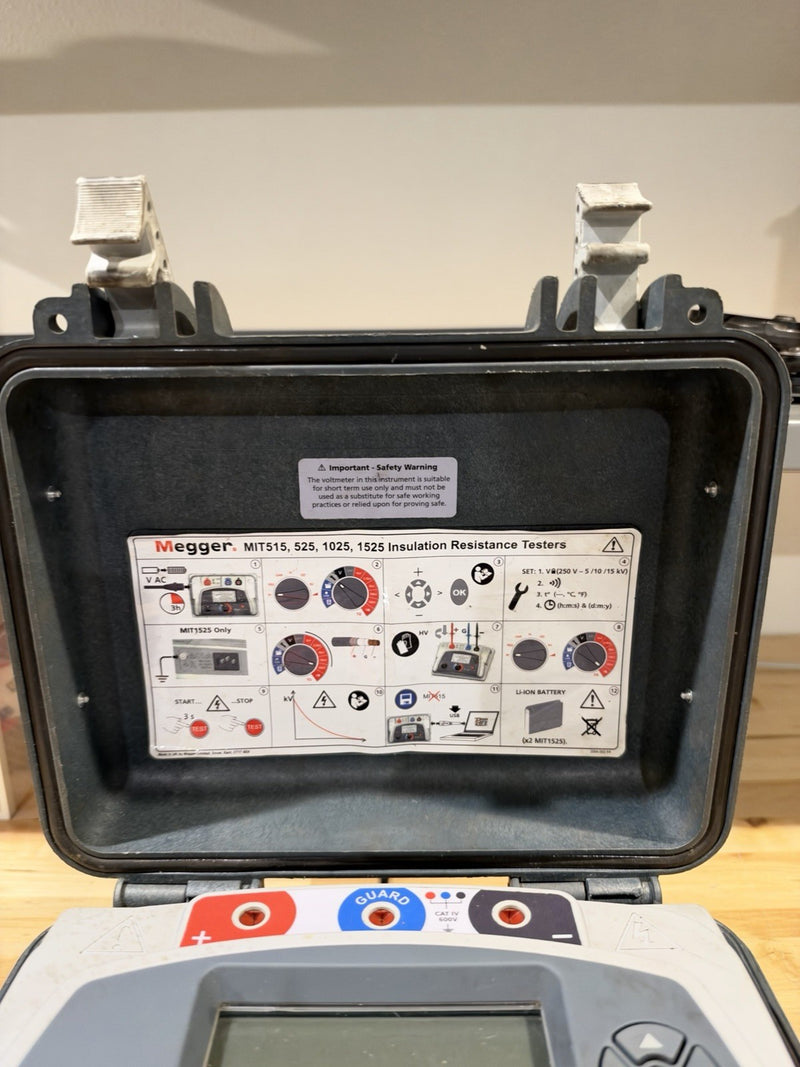 MEGGER MIT515 5KV INSULATION TESTER (PARTS ONLY) FOR PARTS