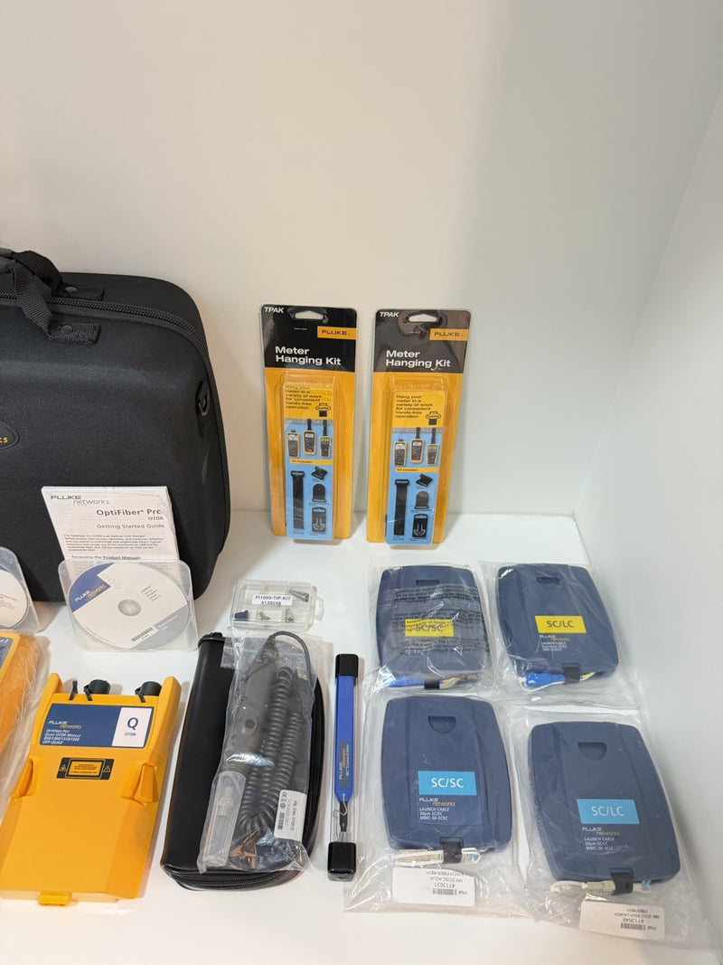 FLUKE NETWORKS OFP2-100-QI OPTIFIBER PRO QUAD OTDR V2 KIT (NEW SEALED) TESTED
