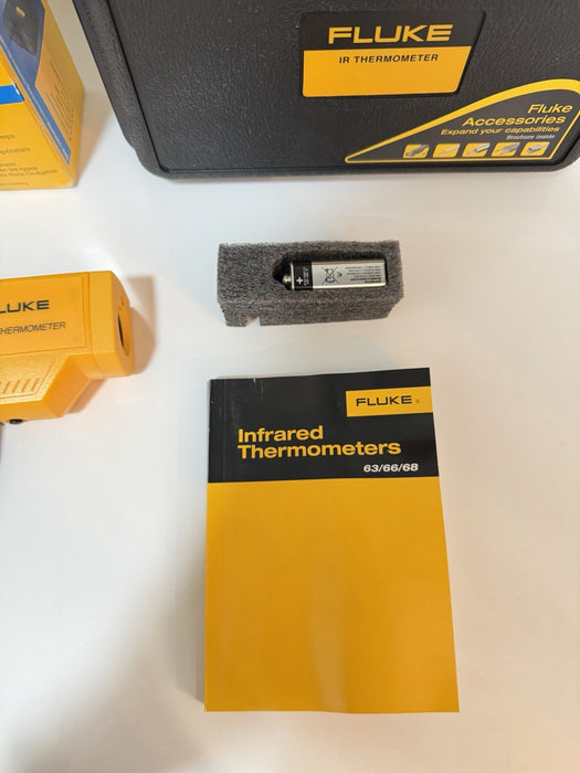 FLUKE 63 INFRARED THERMOMETER (NEW FACTORY SEALED) SHIPS FAST
