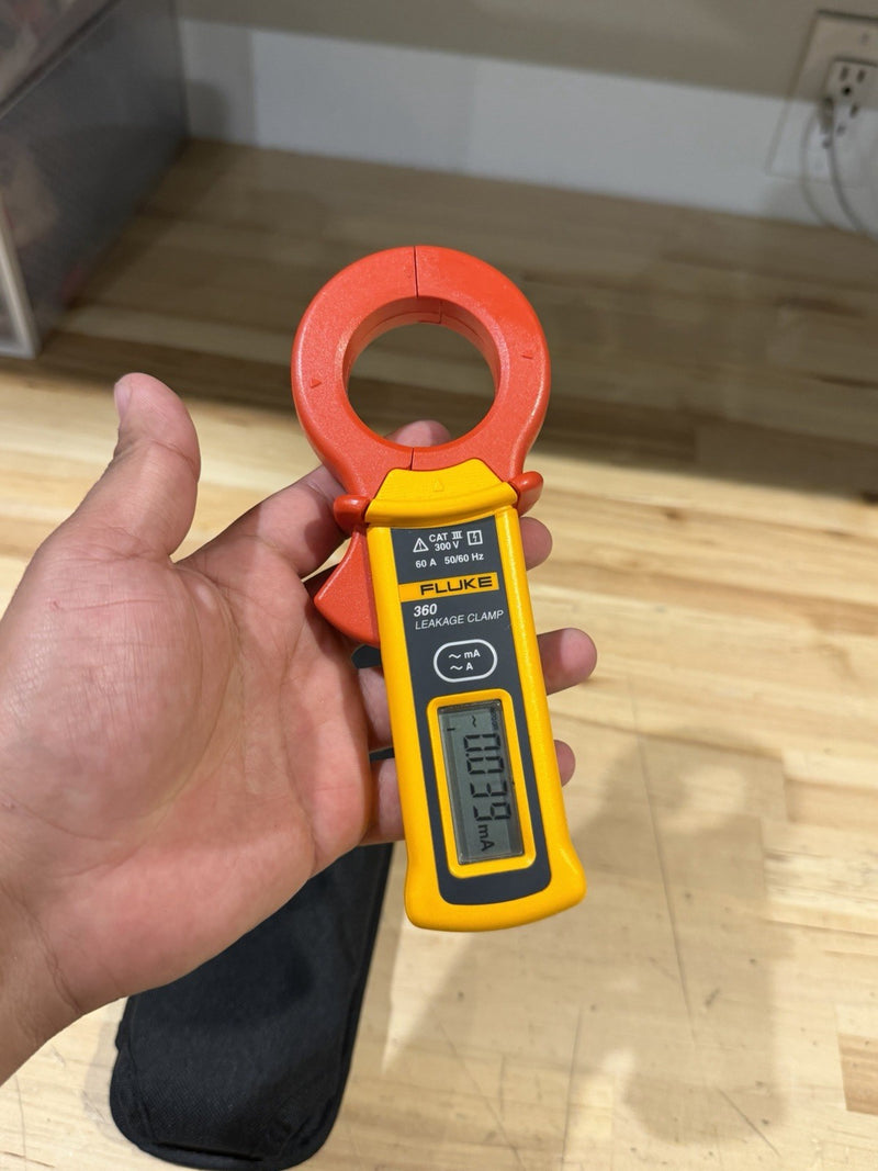 FLUKE 360 AC LEAKAGE CURRENT CLAMP METER (TESTED) FREE SHIPPING