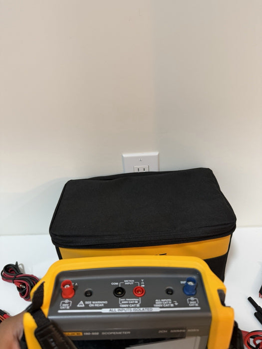 FLUKE 190-502 SCOPEMETER 2CH 500MHZ 5GS/S TESTED