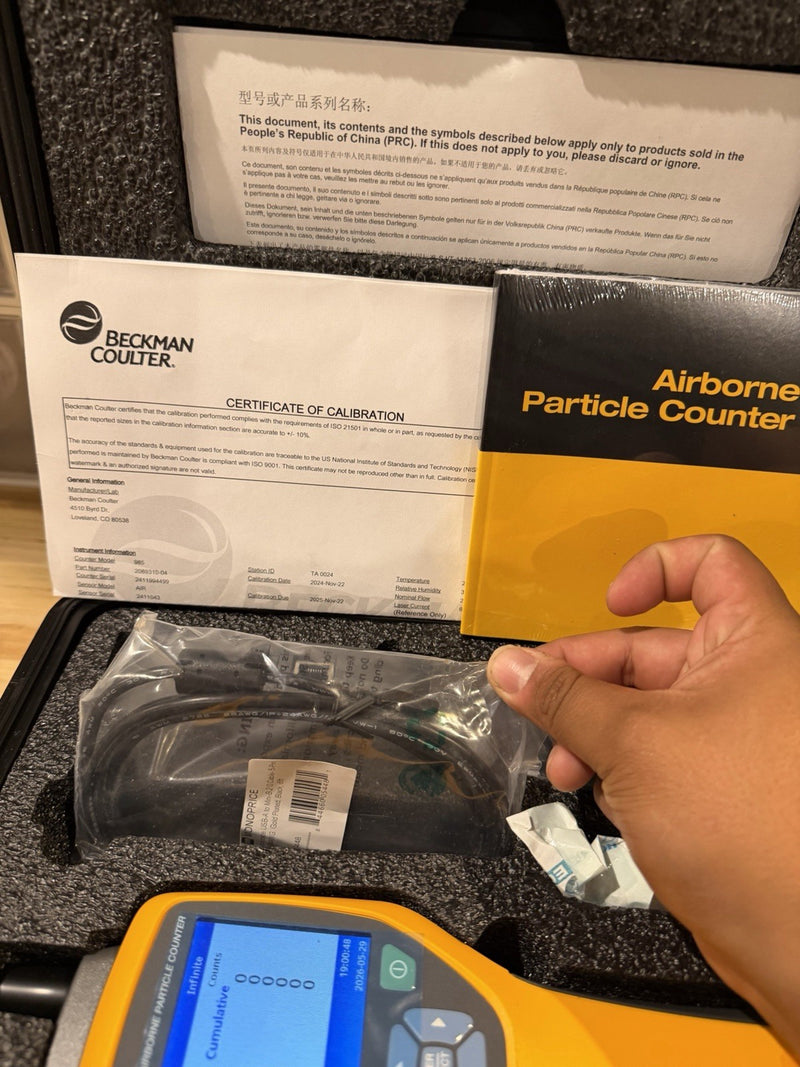 FLUKE 985 AIRBORNE PARTICLE COUNTER TESTER CALIBRATED 2025 TESTED
